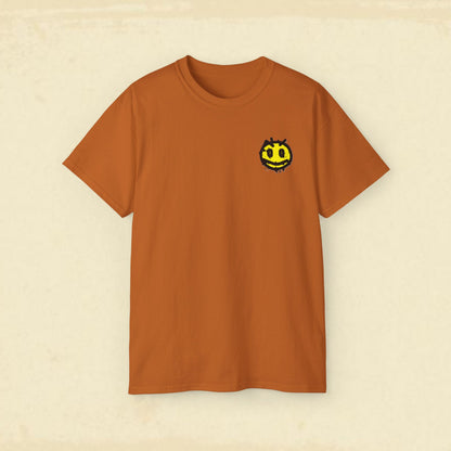 Irritated Smiley Face Cotton Tee