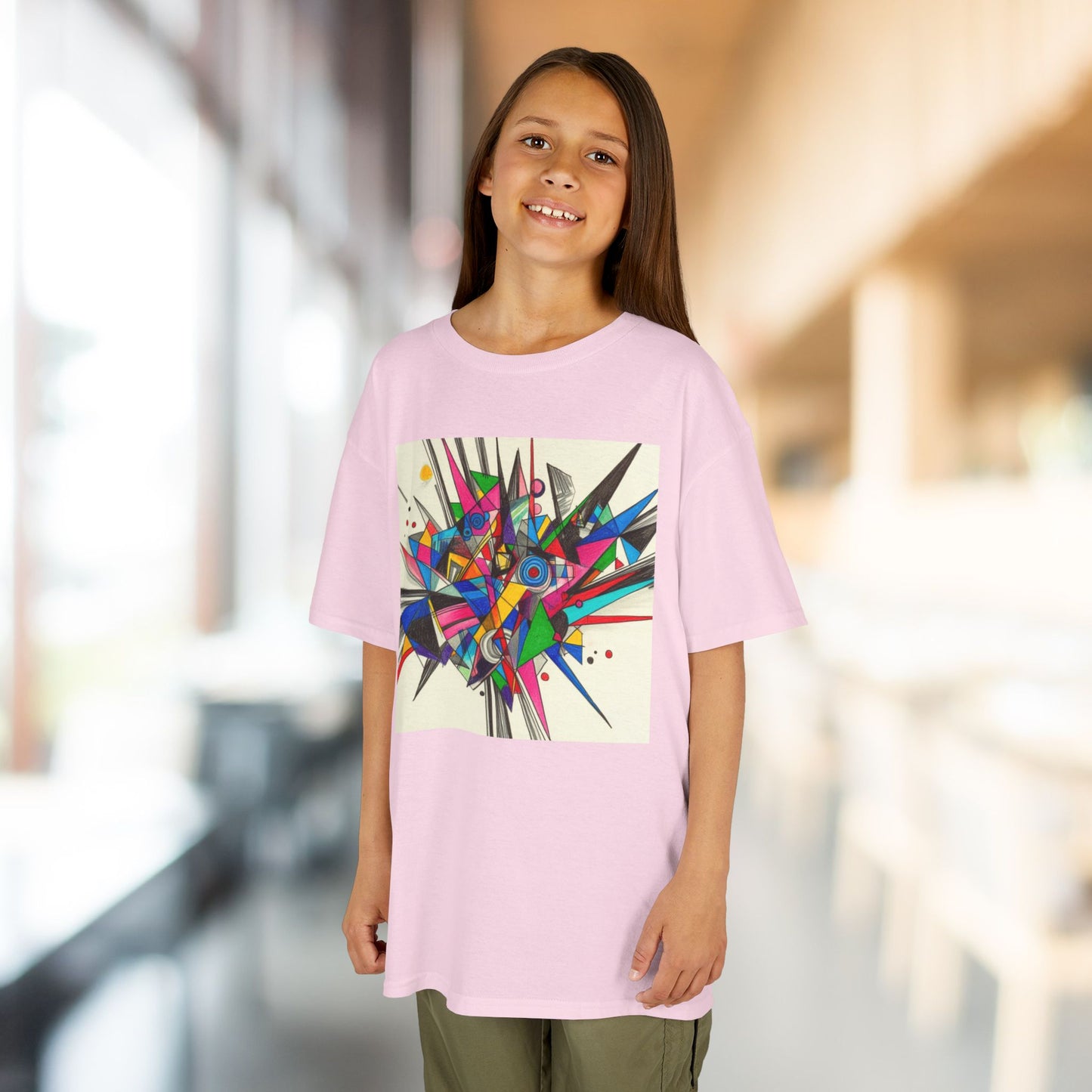 Colorful Geometric Kids Heavy Cotton™ Tee