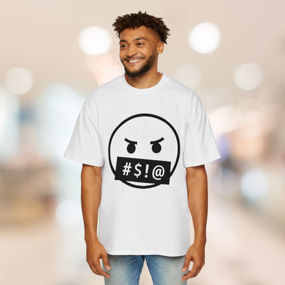 Foul Mouth Men's Oversized Bold Graphic Tee