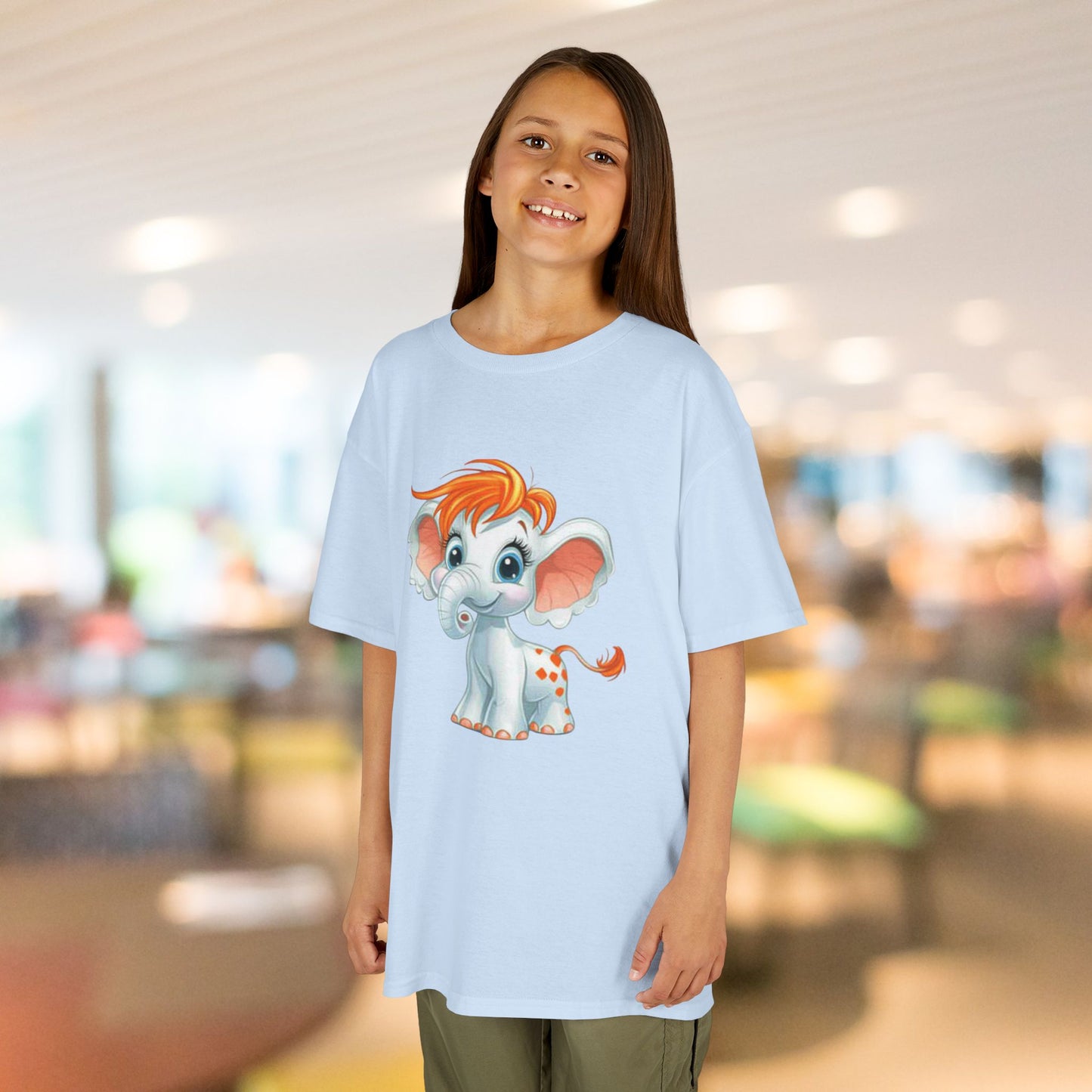 Red Headed Elephant Kids Tee