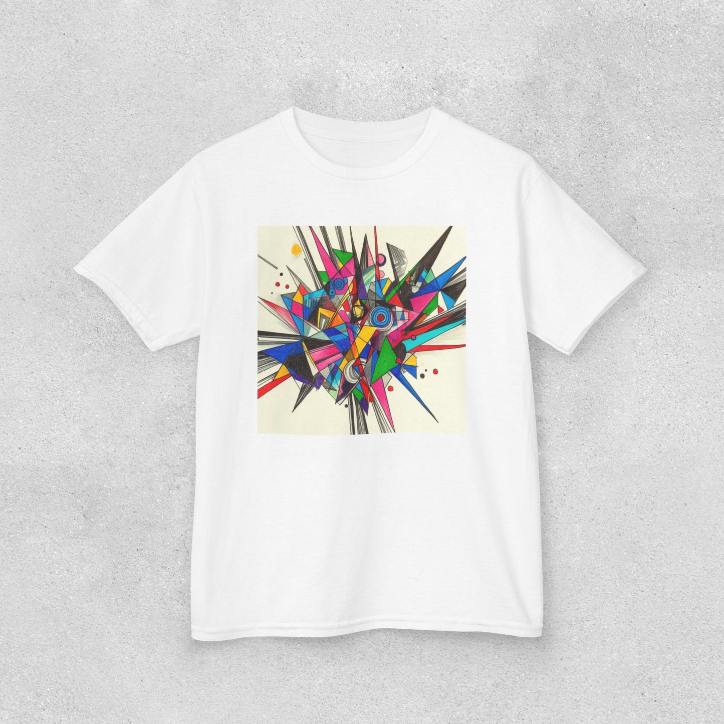 Colorful Geometric Kids Heavy Cotton™ Tee
