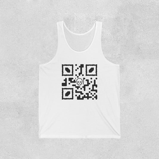 Cool QR Code Jersey Tank Top - IYKYK