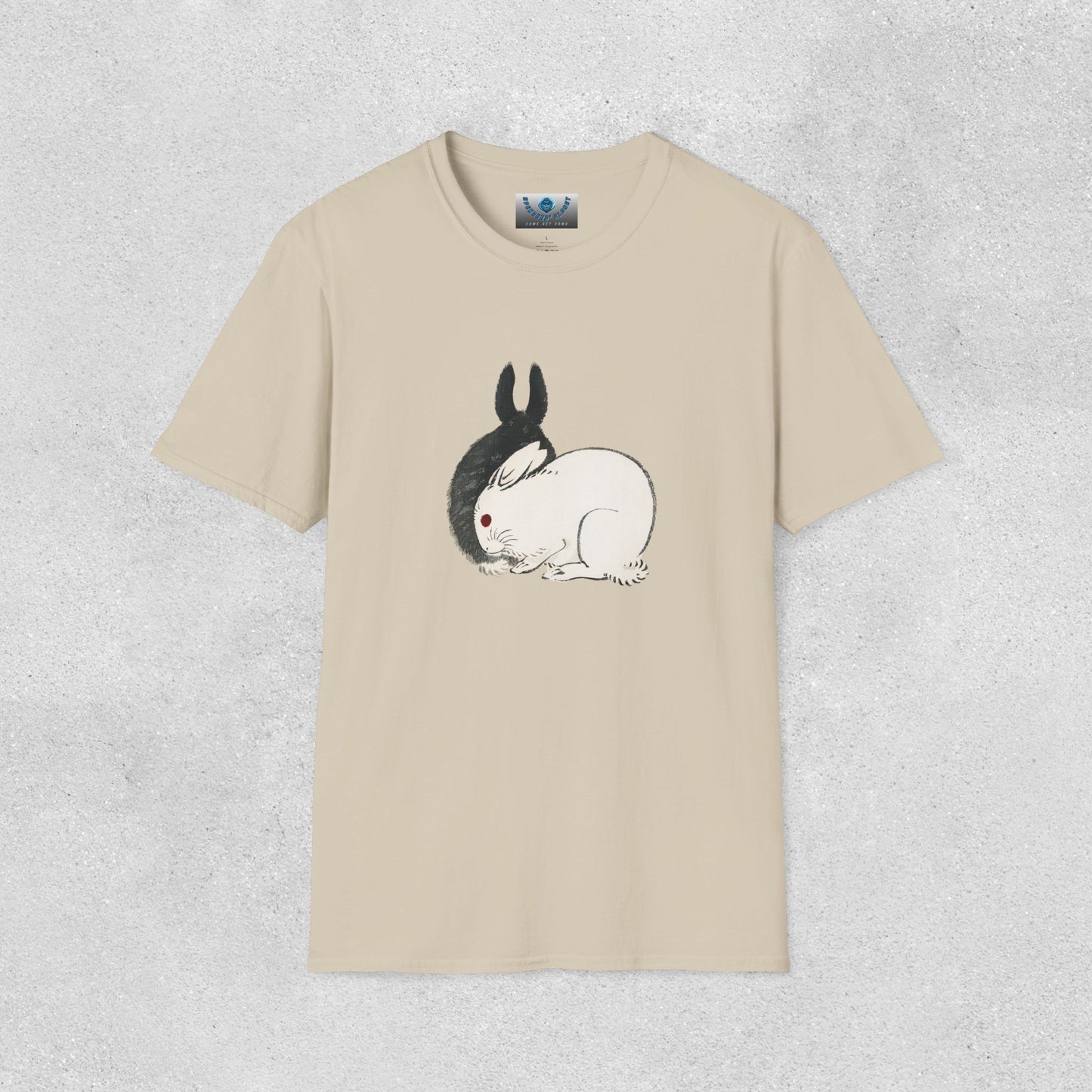Artistic Bunny Unisex Softstyle T-Shirt