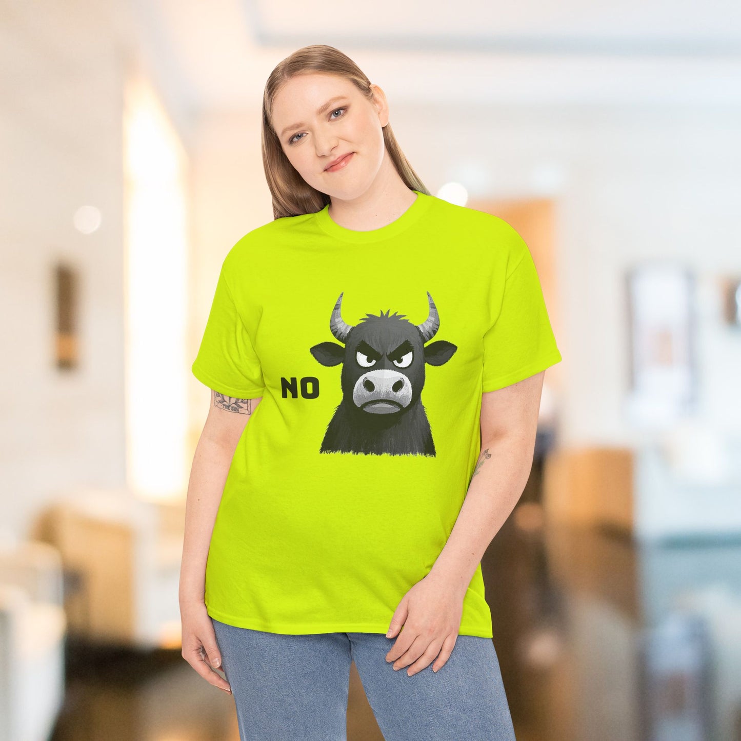 'NO' Bull Graphic Shirt