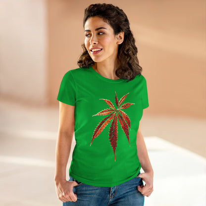 Relaxing Leaf Heavy Cotton Tee