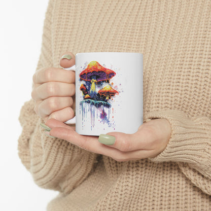 Mushroom Melt Artistic Ceramic Mug (11oz & 15oz)
