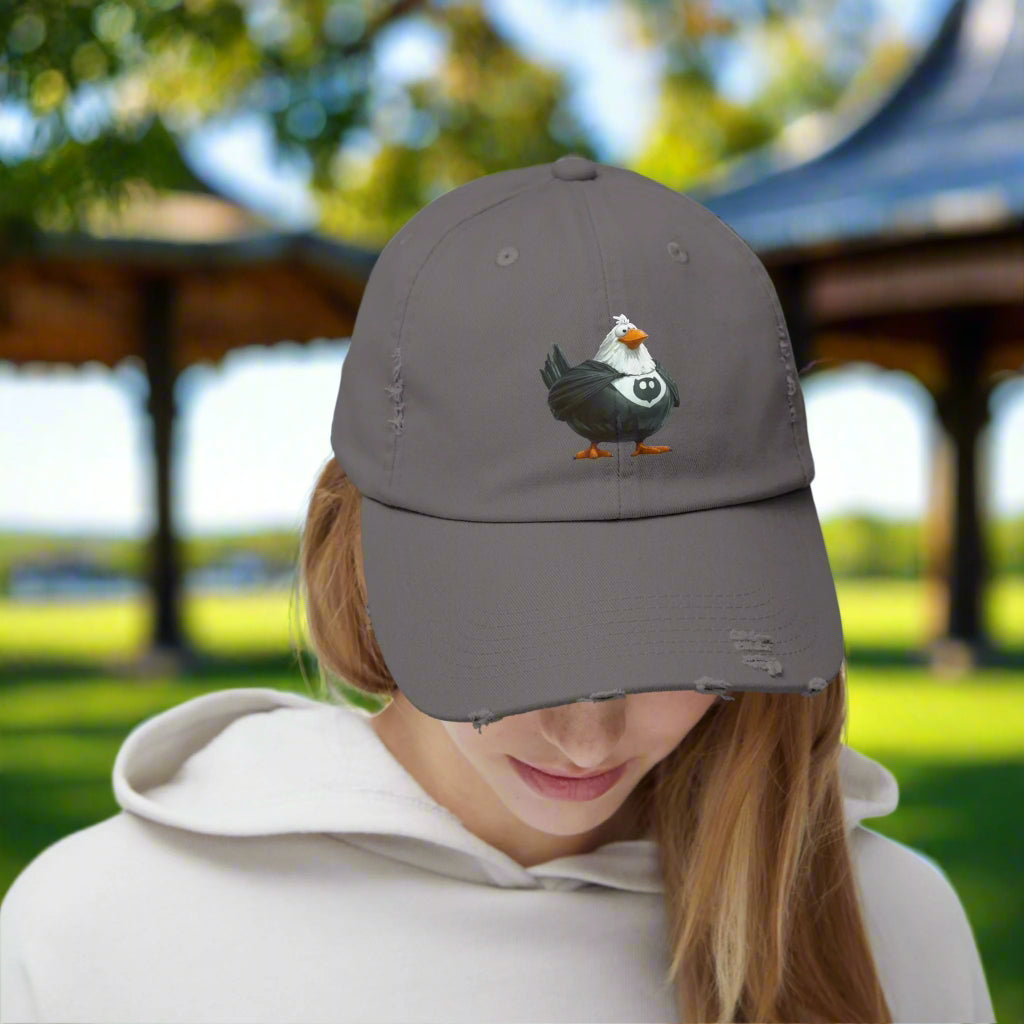 Super Chicken! Distressed Cap