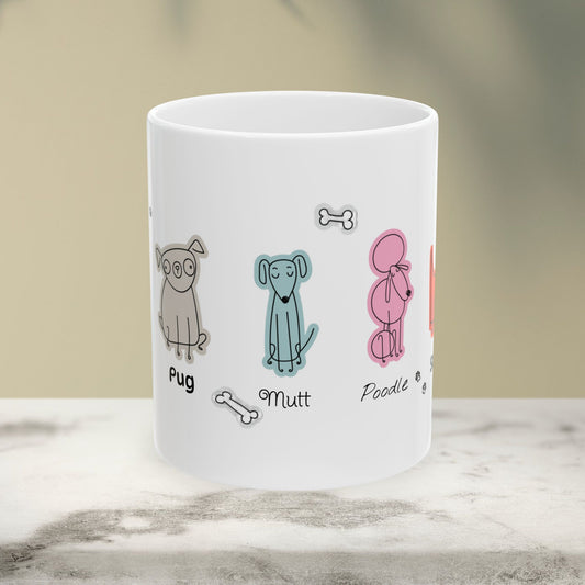 Pup Cup Ceramic Mug - 11oz & 15oz