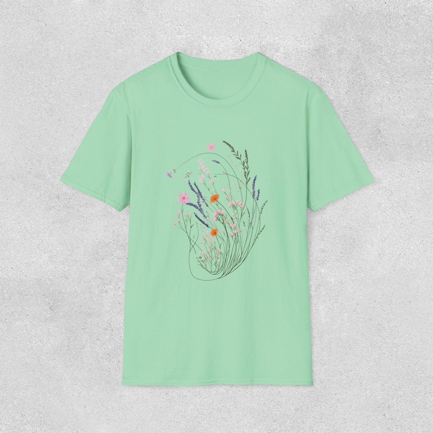 Wildflower Floral Women's Softstyle Tee