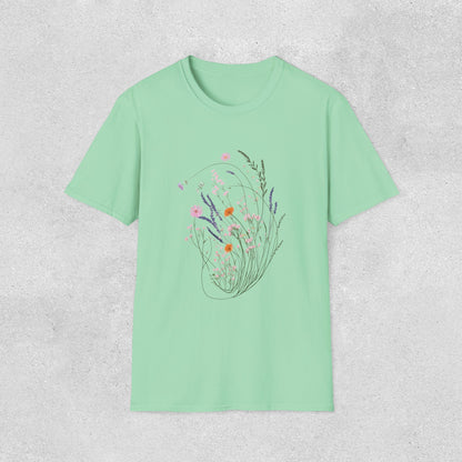 Wildflower Floral Women's Softstyle Tee