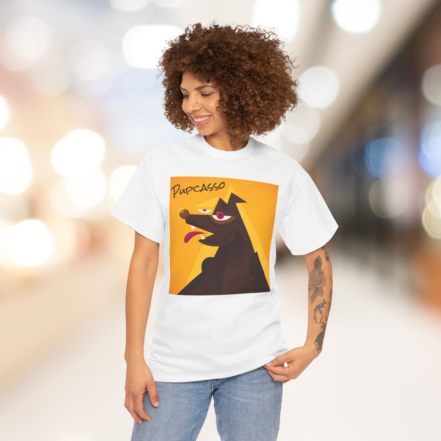 Pupcasso Dog Art T-Shirt