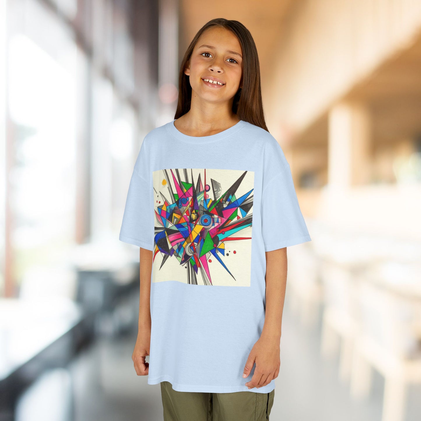 Colorful Geometric Kids Heavy Cotton™ Tee
