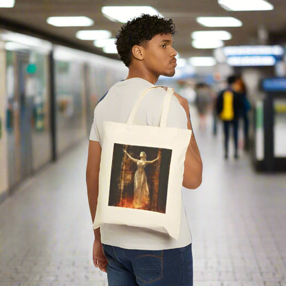 Golden Goddess Canvas Tote Bag